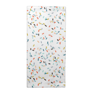 Colorful Confetti Fall Pattern Cloth Napkin