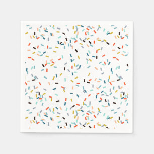 Colorful Confetti Fall Pattern Napkins