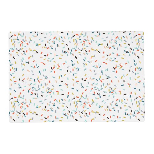 Colorful Confetti Fall Pattern Placemat
