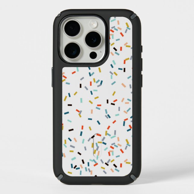 Colorful Confetti Fall Pattern Speck iPhone Case (Front)
