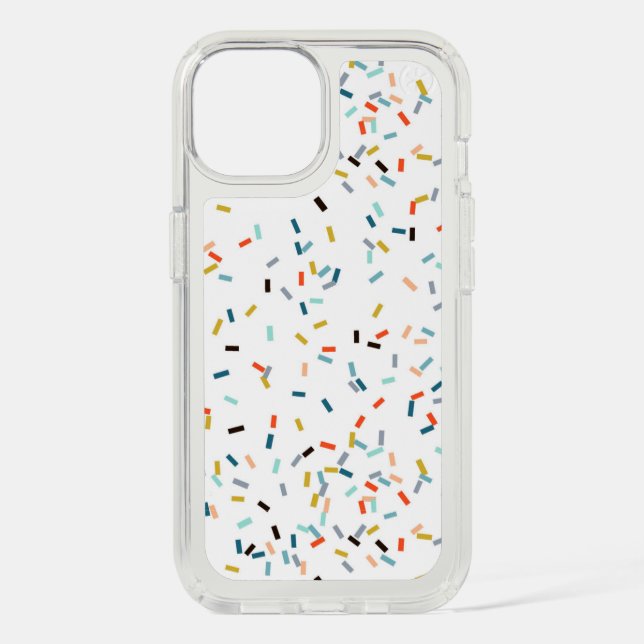 Colorful Confetti Fall Pattern Speck iPhone Case (Front)