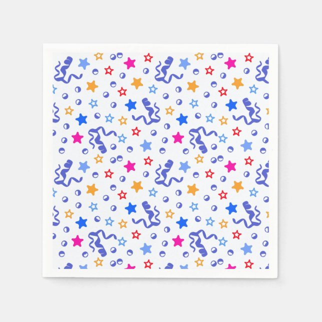 Colorful Confetti  Napkins (Front)
