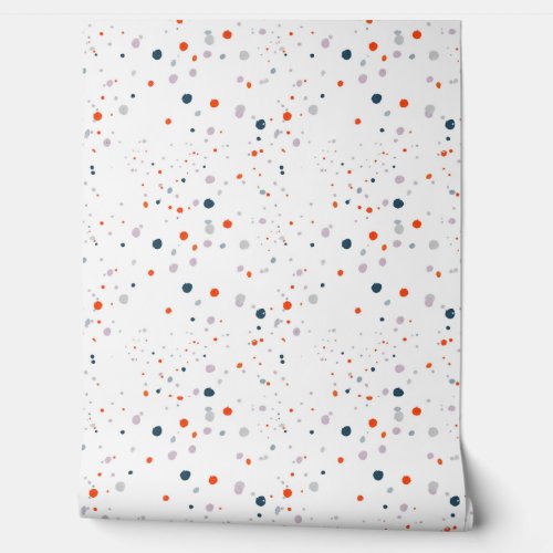 Colorful Confetti Pattern Peel and Stick Wallpaper