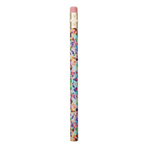 Colorful Confetti Pattern Pencil