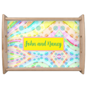 Colorful Confetti Personal serving tray