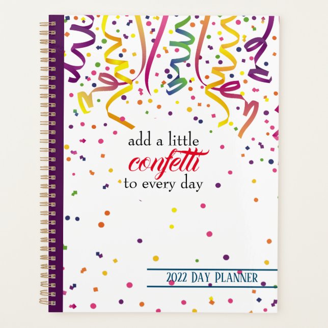 Colorful Confetti Planner (Front)