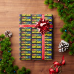 [ Thumbnail: Colorful "Congrats" + Personalized Name Wrapping P Wrapping Paper ]