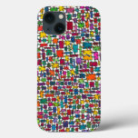 Colorful Connected Blocks Iphone 13 Case at Zazzle
