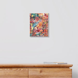 Colorful Contemporary Abstract Art Canvas Print Photo Tile