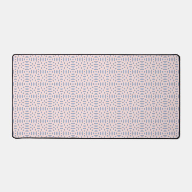 Colorful Contemporary Shapes Pattern Desk Mat (Front)