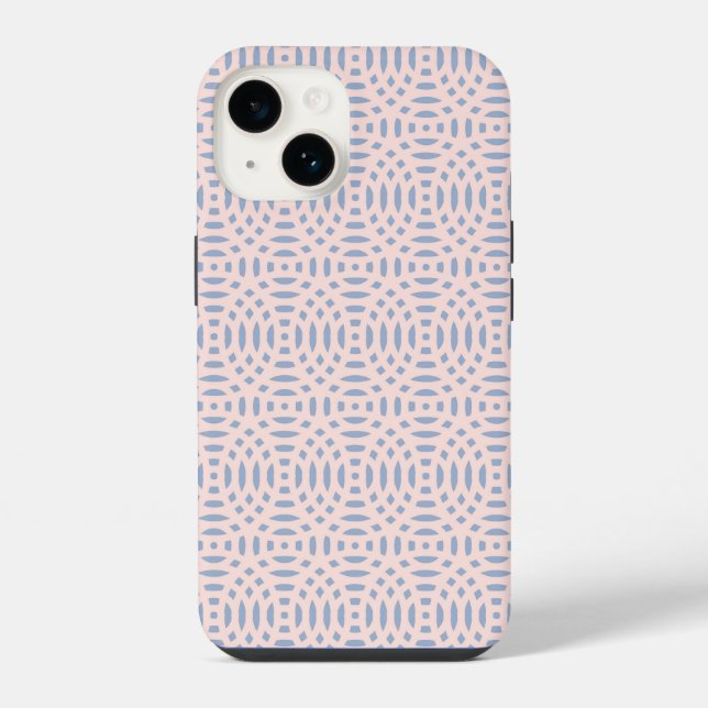 Colorful Contemporary Shapes Pattern Iphone Case (Back)