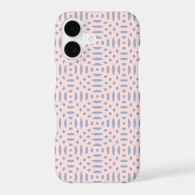 Colorful Contemporary Shapes Pattern Iphone Case (Back)
