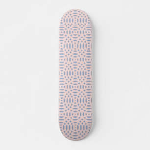 Colorful Contemporary Shapes Pattern Skateboard