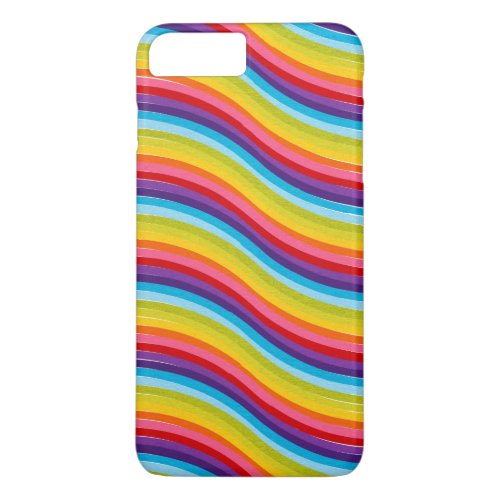 colorful contemporary stripes iPhone 8 plus7 plus case