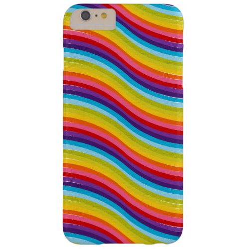 colorful contemporary stripes barely there iPhone 6 plus case