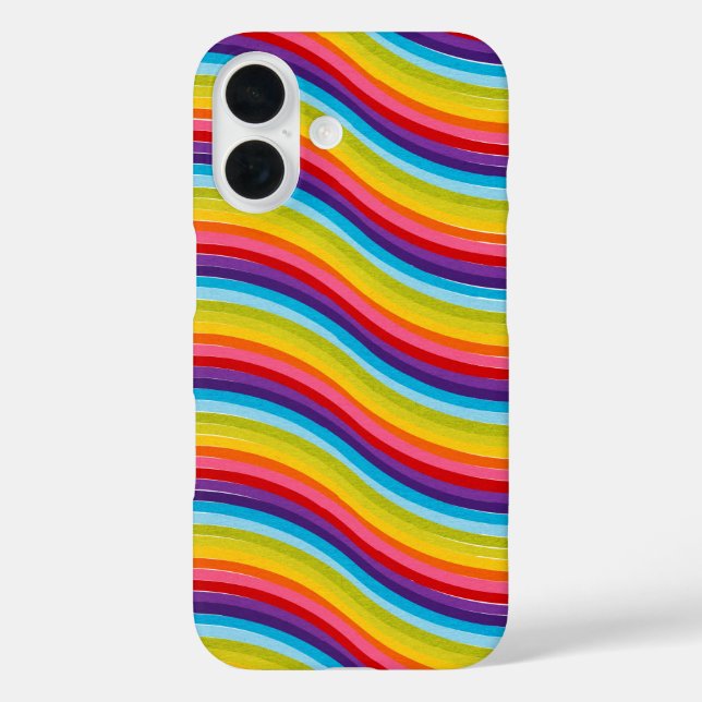 colorful contemporary stripes Case-Mate iPhone case (Back)