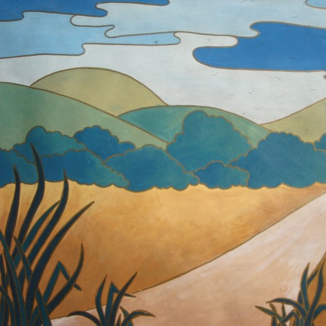 colorful contempory abstract landscape jigsaw puzzle (Creator Uploaded)