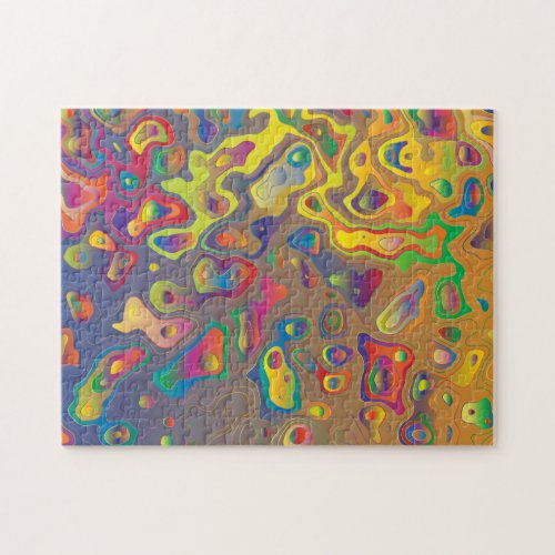 Colorful Contours Jigsaw Puzzle