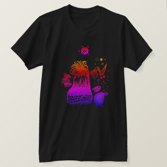 Colorful Cool Abstract T-Shirt (Design Front)