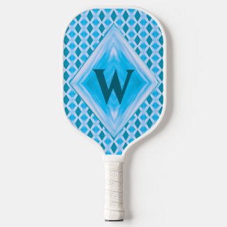 Colorful Cool Diamond Pattern Pickleball Paddle