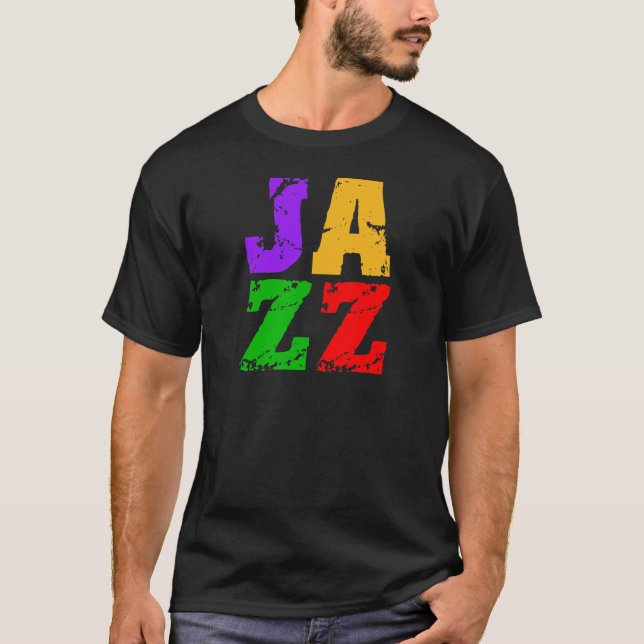 Colorful cool jazz T-Shirt (Front)