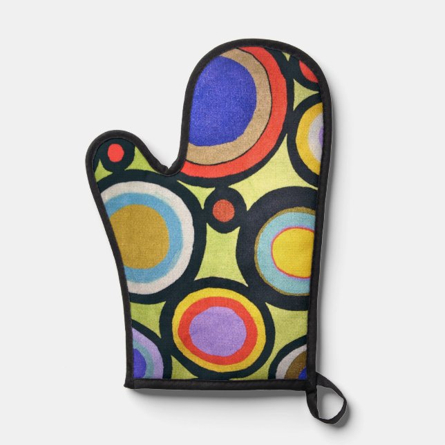 Colorful COOL Oven Mitt  (Front)