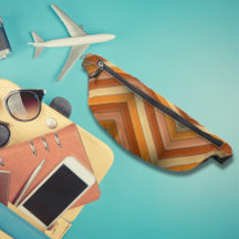 Colorful Cool Red Leather Panel Stripes