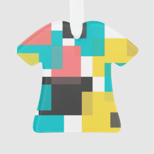 Colorful, cool, trendy, urban geometric shape art ornament