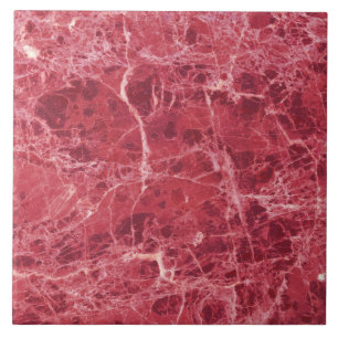 Colorful Coral Red Marble Ceramic Tile