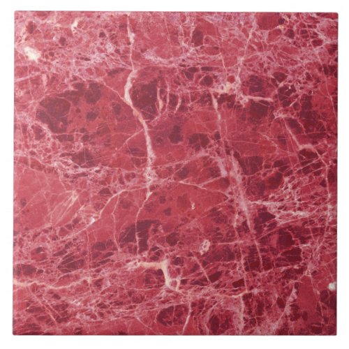 Colorful Coral Red Marble   Ceramic Tile