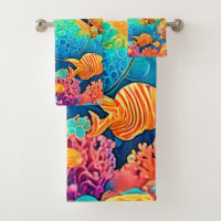 Colorful Coral Reef Artwork