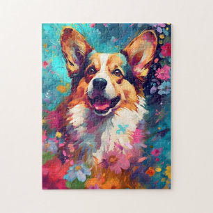 Colorful Corgi Jigsaw Puzzle