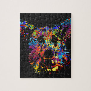 Colorful Corgi Portrait Jigsaw Puzzle