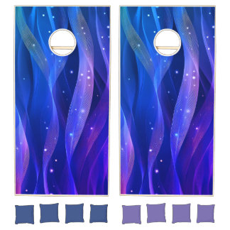 Colorful cornhole set