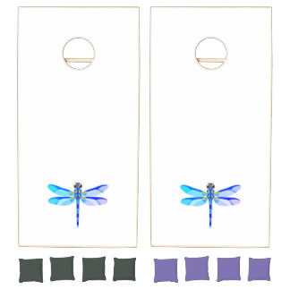 Colorful cornhole set