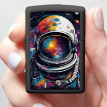 Colorful Cosmic Astronaut Space Pop Art