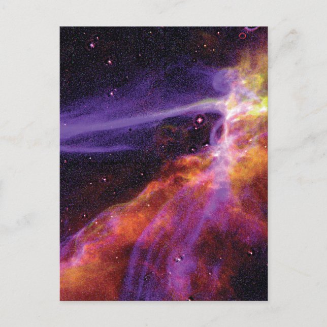 Colorful Cosmic Cignus Supernova Blast Wave Postcard (Front)