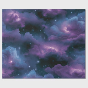 Colorful Cosmic Nebula Wrapping Paper