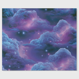 Colorful Cosmic Nebula Wrapping Paper