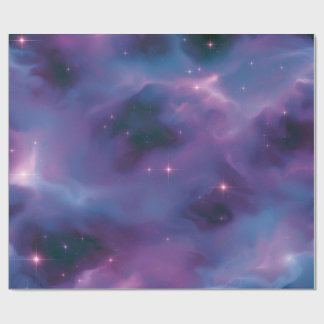 Colorful Cosmic Nebula Wrapping Paper