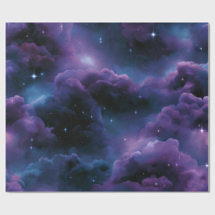 Colorful Cosmic Nebula Wrapping Paper