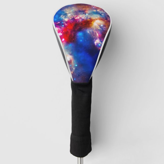 Colorful Cosmos Golf Head Cover (Front)