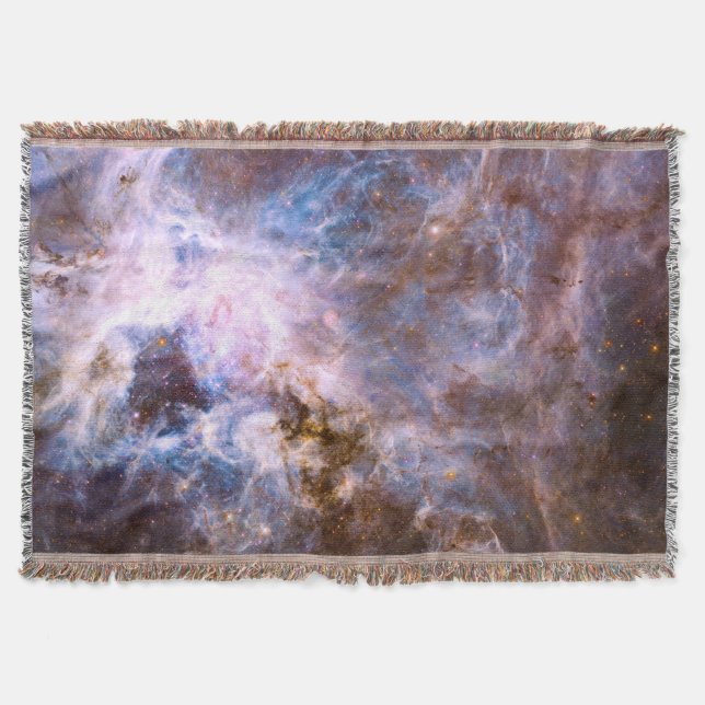 Colorful Cosmos Throw Blanket (Front)