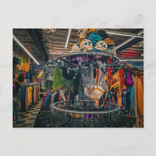 Colorful Costume Shop Postcard