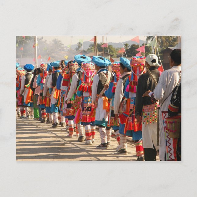 Colorful Costumes Postcard (Front)