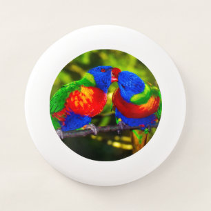 Colorful Couple of Parrots Wham-O Frisbee