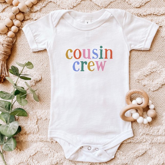 Colorful Cousin Crew Matching Family Baby Bodysuit (Creator Uploaded)