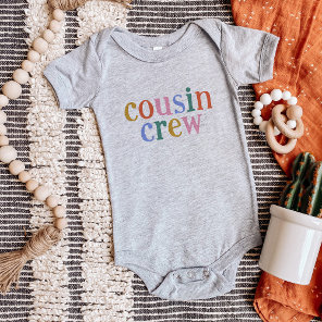 Colorful Cousin Crew Matching Family Baby Bodysuit