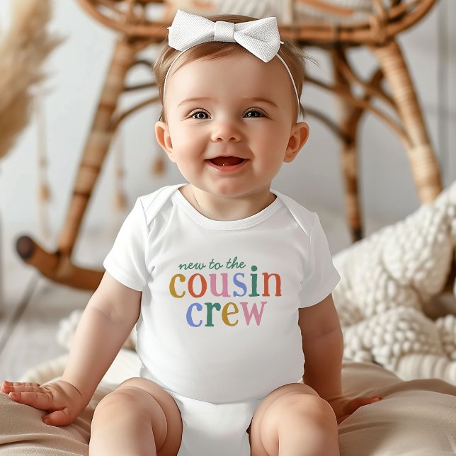 Colorful Cousin Crew Matching Family Baby Bodysuit (Creator Uploaded)