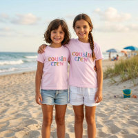 Colorful Cousin Crew Matching Family